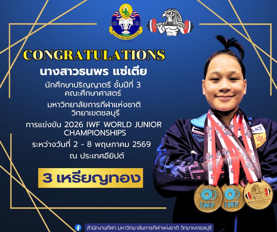 การแข่งขัน 2026 IWF WORLD JUNIOR Championship